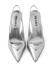 75mm metallic leather pumps