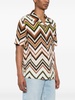 zigzag short-sleeved shirt