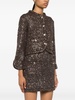 sequinned cardigan