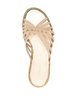 Embrace flat raffia sandals