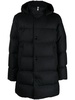 detachable-hood quilted padded coat