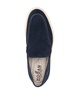 almond-toe suede loafers