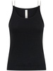 ribbed organic-cotton tank top