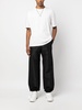 logo-patch wide-leg trousers