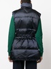 logo-patch padded gilet