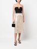 sequin-embellished high-waisted skirt