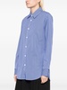 Mini Check Shirting Detached Slim Shirt