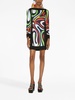 Marmo-print mini dress