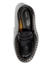 lug-sole leather loafers