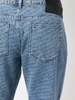 logo-monogram straight jeans