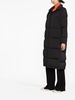 funnel-neck padded coat