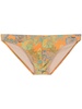 tropical print swim briefs