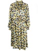 Twill Daisy Bouquet print dress