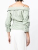 Elizabeth cold-shoulder blouse