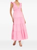 ruffled maxi dress