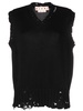 V-neck cotton vest