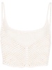 cropped crochet top