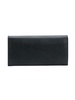 FERRAGAMO Gancini Hook Continental Wallet in Grained Leather with Clip Closure and Central Zipper Pocket