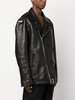 Luke Stooges zip-up leather jacket