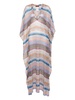 zigzag-woven kaftan beach dress