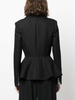 peplum wool-blend jacket