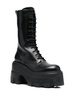 Maxi lace-up army 120mm boots