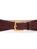 wide leather belt