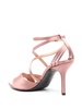 85mm satin sandals