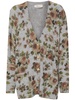 rose-print cardigan 