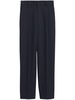 tapered-leg trousers