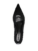 75mm sculpted-heel tulle pumps