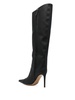 pointed toe knee-high boots