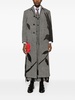 Harris-tweed embroidered long coat