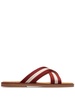 Glide crossover-strap sandals