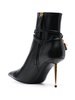 80mm leather pointed-toe boots