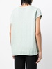 round-neck knitted top 