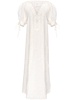 Garden linen maxi dress