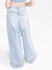 Wide Leg Crystal Slit Jeans