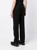 cut-out straight-leg trousers