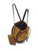 drawstring-fastened tote bag