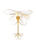 Ginger Flower crystal-embellished brooch