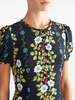 floral-print A-line dress