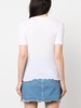 lettuce-hem short-sleeve T-shirt