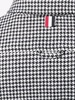 houndstooth-pattern shirt jacket