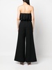 puffball-design strapless jumpsuit