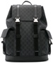 Black GG Supreme Canvas Backpack