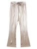 lamé flared trousers