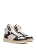 high-top leather sneakers