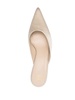 55mm pointed-toe satin mules