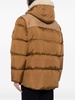 Shasta shearling-trim hood padded jacket